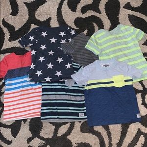 3t Shirt Bundle (6) Cat&Jack, OshKosh, and OldNavy
